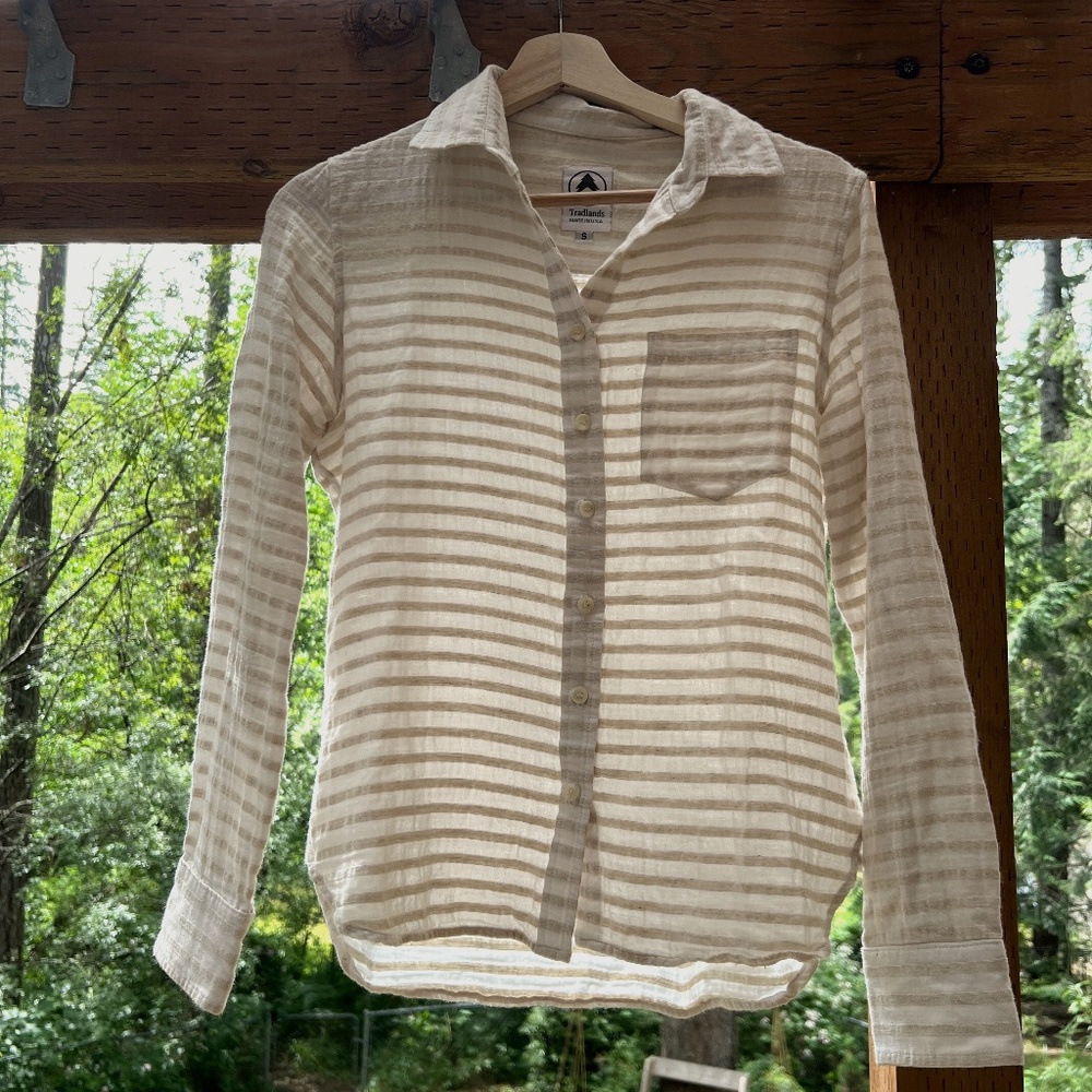 Tradlands Striped Long-sleeve Button Down